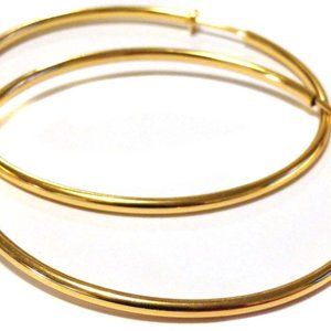 Large Clip Hoop Earrings Divas Diggables 3 inch Hoop Earrings Hypo-Allergenic